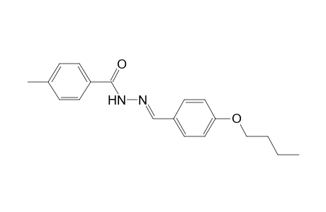 N'-[(E)-(4-butoxyphenyl)methylidene]-4-methylbenzohydrazide