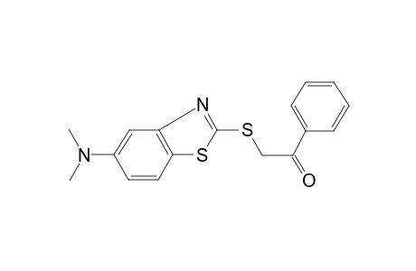 2-([5-(Dimethylamino)-1,3-benzothiazol-2-yl]sulfanyl)-1-phenylethanone