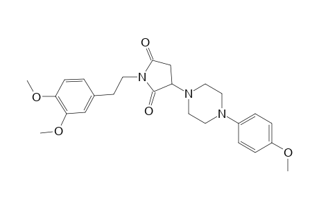 1-Homoveratryl-3-[4-(4-methoxyphenyl)piperazino]pyrrolidine-2,5-quinone