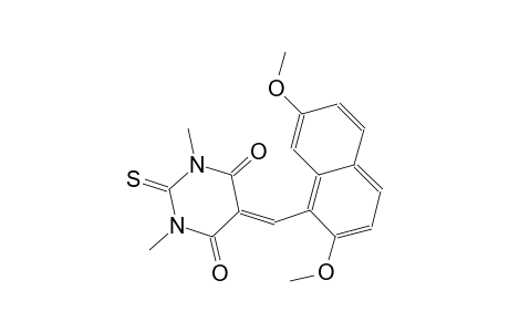 5-[(2,7-dimethoxy-1-naphthyl)methylene]-1,3-dimethyl-2-thioxodihydro-4,6(1H,5H)-pyrimidinedione