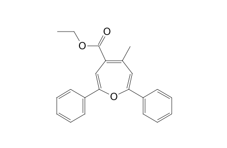 5-methyl-2,7-di(phenyl)oxepine-4-carboxylic acid ethyl ester