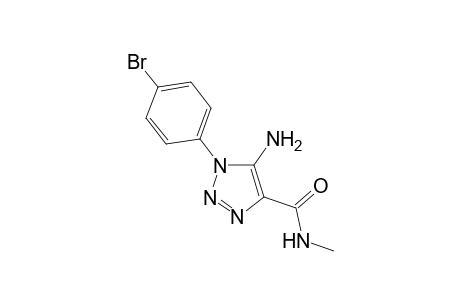 1H-1,2,3-triazole-4-carboxamide, 5-amino-1-(4-bromophenyl)-N-methyl-