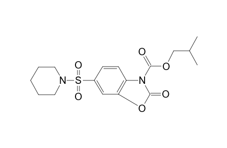 2-Oxo-6-(piperidine-1-sulfonyl)-benzooxazole-3-carboxylic acid isobutyl ester