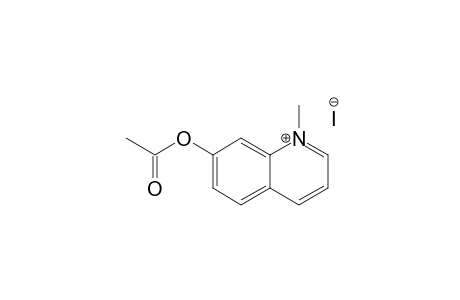 7-Acetoxy-N-methylquinolinium iodide