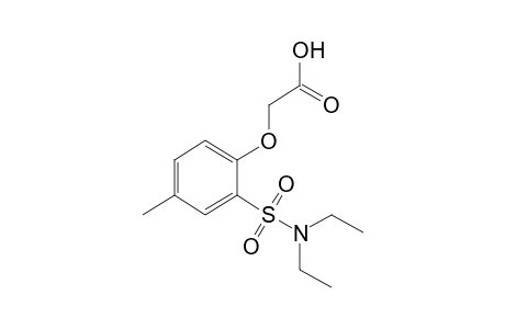 {[2-(diethylsulfamoyl-p-tolyl)oxy]acetic acid