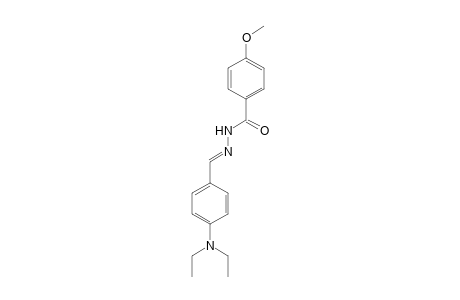 4-Methoxybenzenamide, N-(4-diethylaminobenzylidenamino)-