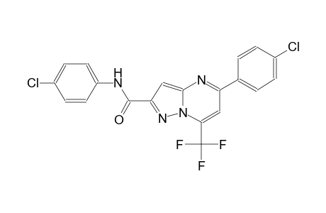 pyrazolo[1,5-a]pyrimidine-2-carboxamide, N,5-bis(4-chlorophenyl)-7-(trifluoromethyl)-