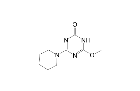 4-Methoxy-6-(1-piperidinyl)-1H-1,3,5-triazin-2-one