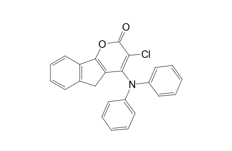 3-chloro-4-(diphenylamino)indeno[1,2-b]pyran-2-one