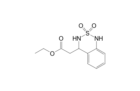 1H-2,1,3-Benzothiadiazine-4-acetic acid, 3,4-dihydro-, ethyl ester, 2,2-dioxide