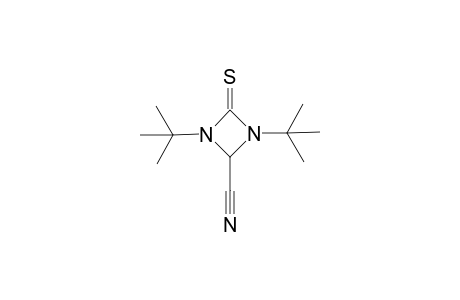 1,3-ditert-butyl-4-thioxo-1,3-diazetidine-2-carbonitrile