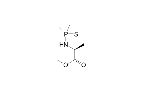 N-(Dimethylthiophosphinyl)alanine methyl ester