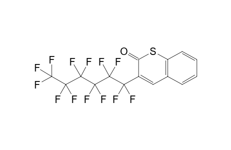 3-(1,1,2,2,3,3,4,4,5,5,6,6,6-Tridecafluorohexyl)-1-benzothiopyran-2-one