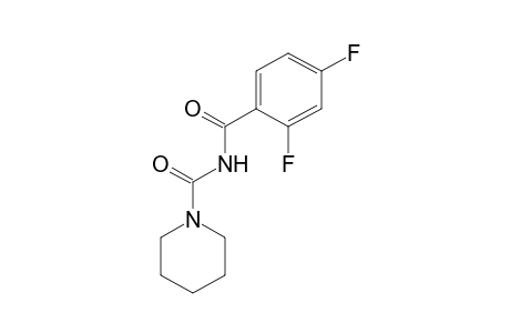 N-(2,4-difluorobenzoyl)-1-piperidinecarboxamide