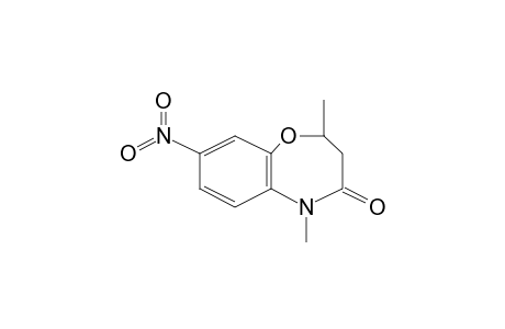 2,5-Dimethyl-8-nitro-2,3-dihydro-(1,5)benzoxazepin-4(5H)-one