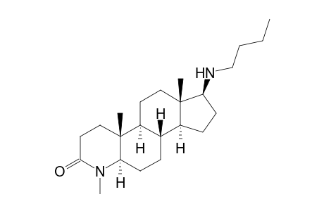 (1S,3aS,3bS,5aR,9aR,9bS,11aS)-1-(butylamino)-6,9a,11a-trimethyl-2,3,3a,3b,4,5,5a,8,9,9b,10,11-dodecahydro-1H-indeno[5,4-f]quinolin-7-one