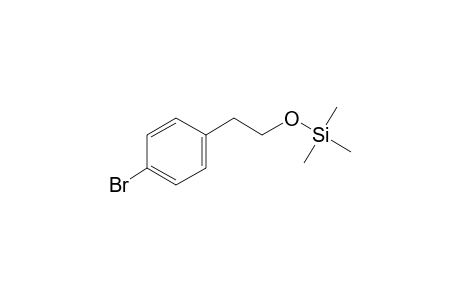 4-Bromophenethyl alcohol, tms derivative