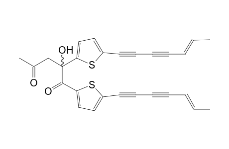 XANTHOPAPPIN_C;1,2-BIS-[5-(E)-HEPT-5-ENE-1,3-DIYNYLTHIOPHEN-2-YL]-2-HYDROXYPENTANE-1,4-DIONE