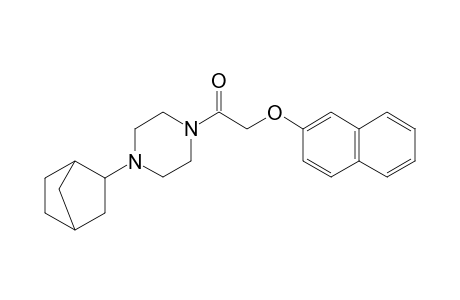 2-(4-Bicyclo[2.2.1]hept-2-yl-1-piperazinyl)-2-oxoethyl 2-naphthyl ether