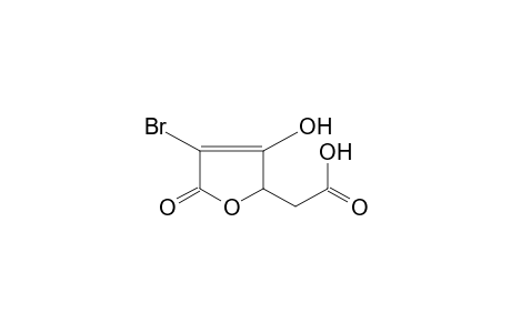 4-bromo-2,5-dihydro-3-hydroxy-5-oxo-2-furanacetic acid