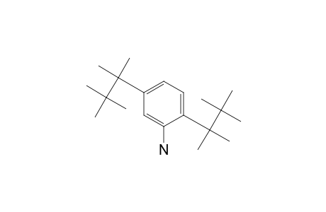 Benzenamine, 2,5-bis(1,1,2,2-tetramethylpropyl)-