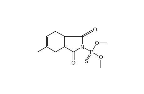 (4-methyl-4-cyclohexene-1,2-dicarboximido)phosphonothioic acid, O,O-dimethyl ester