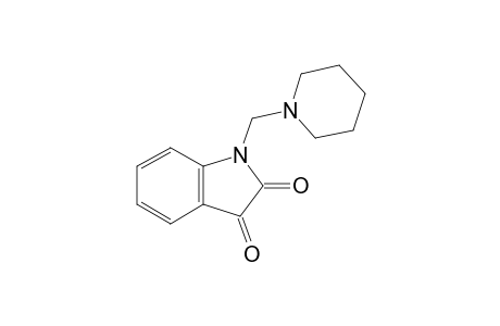 1-(1-piperidinylmethyl)isatin
