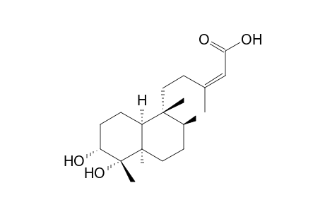 3,4-DIHYDROXYCLERODAN-13-Z-EN-15-OIC_ACID