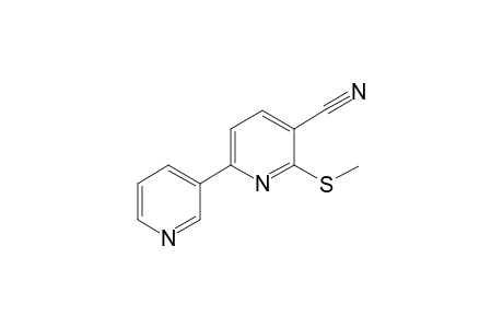 6-Methylsulfanyl-[2,3']bipyridinyl-5-carbonitrile