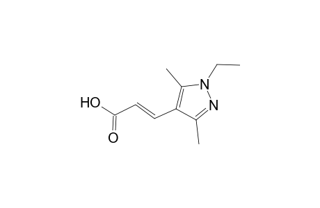 (2E)-3-(1-ethyl-3,5-dimethyl-1H-pyrazol-4-yl)-2-propenoic acid