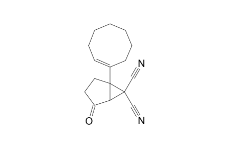 Bicyclo[3.1.0]hexan-2-one, 6,6-dicyano-5-(1-cycloocten-1-yl)-