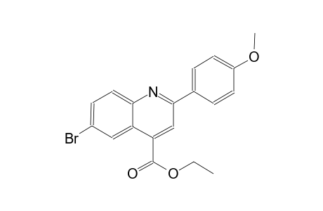 ethyl 6-bromo-2-(4-methoxyphenyl)-4-quinolinecarboxylate