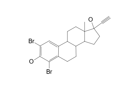 ESTRA-1,3,5(10)-TRIENE-2,4-DIBROMO-17.ALPHA.-ETHYNYL-3,17.BETA.-DIOL