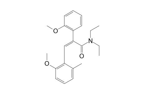 (Z)-N,N-Diethyl-3-(2-methoxy-6-methylphenyl)-2-(2-methoxyphenyl)acrylamide