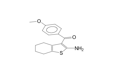 2-amino-3-(4-methoxybenzoyl)-4,5,6,7-tetrahydrobenzothiophene