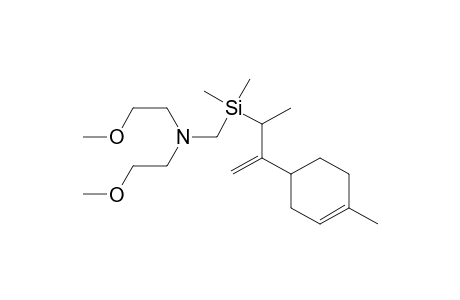 1-[[[bis(2-methoxyethyl)amino]methyl]dimethylsilyl]-1-methyl-2-(4-methyl-3-cyclohexenyl)-2-propene