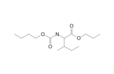 L-Isoleucine, N-butoxycarbonyl-, propyl ester