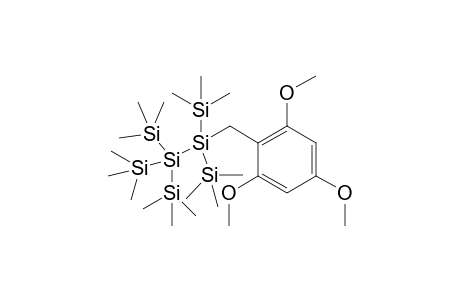 1,1,1,4,4,4-hexamethyl-2-(2,4,6-trimethoxybenzyl)-2,3,3-tris(trimethylsilyl)tetrasilane