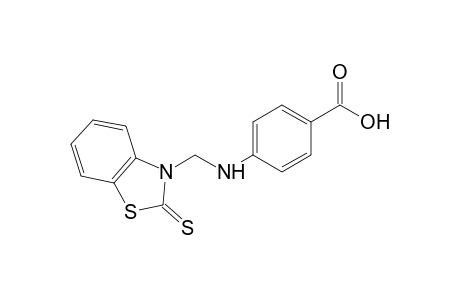 p-{[(2-thioxo-3-benzothiazolinyl)methyl]amino}benzoic acid