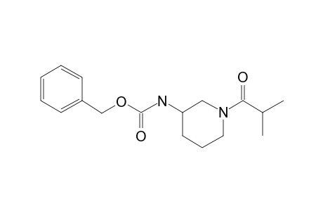 3-(Benzyloxycarbonylamino)piperidine, 1-(2-methylpropionyl)-