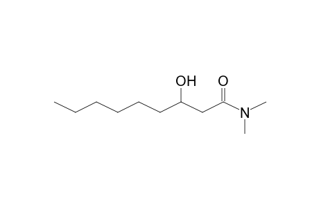 3-Hydroxynonanamide, N,N-dimethyl-