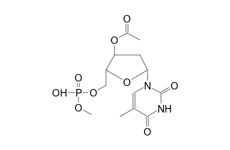 3'-O-ACETYLDEOXYTHYMIDINE, 5'-METHYLPHOSPHATE