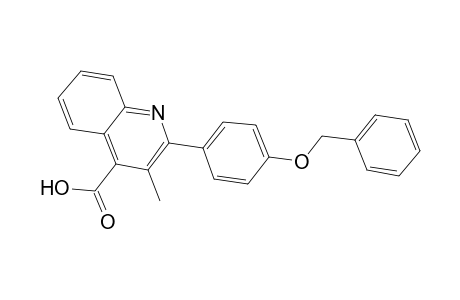 2-[4-(Benzyloxy)phenyl]-3-methyl-4-quinolinecarboxylic acid