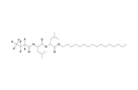 L-Leucyl-L-leucine, N-heptafluorobutyryl-, hexadecyl ester