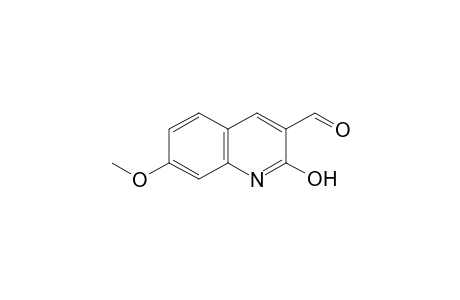 2-Hydroxy-7-methoxy-quinoline-3-carbaldehyde