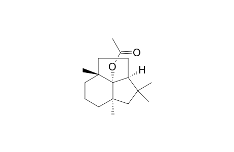 4-BETA,8-ALPHA,10,10-TETRAMETHYL-11-ACETYLOXY-TRICYCLO-[6.2.1.0(4,11)]-DECANE