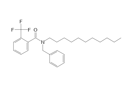 Benzamide, 2-trifluoromethyl-N-benzyl-N-undecyl-