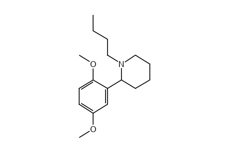 1-butyl-2-(2,5-dimethoxyphenyl)piperidine