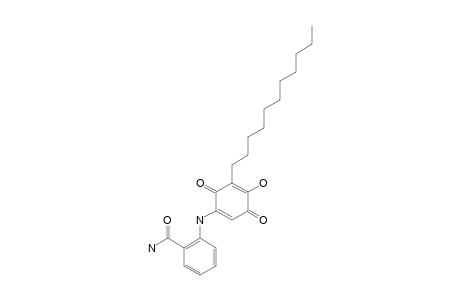 5-(2-AMINO-BENZAMIDE)-EMBELIN;2-(4-HYDROXY-3,6-DIOXO-5-UNDECYL-CYCLOHEXA-1,4-DIENYLAMINO)-BENZAMIDE