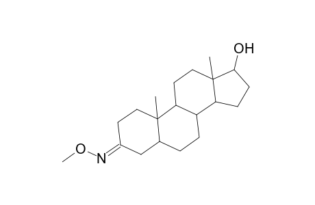 Androstan-3-one, 17-hydroxy-, O-methyloxime, (5.beta.,17.beta.)-